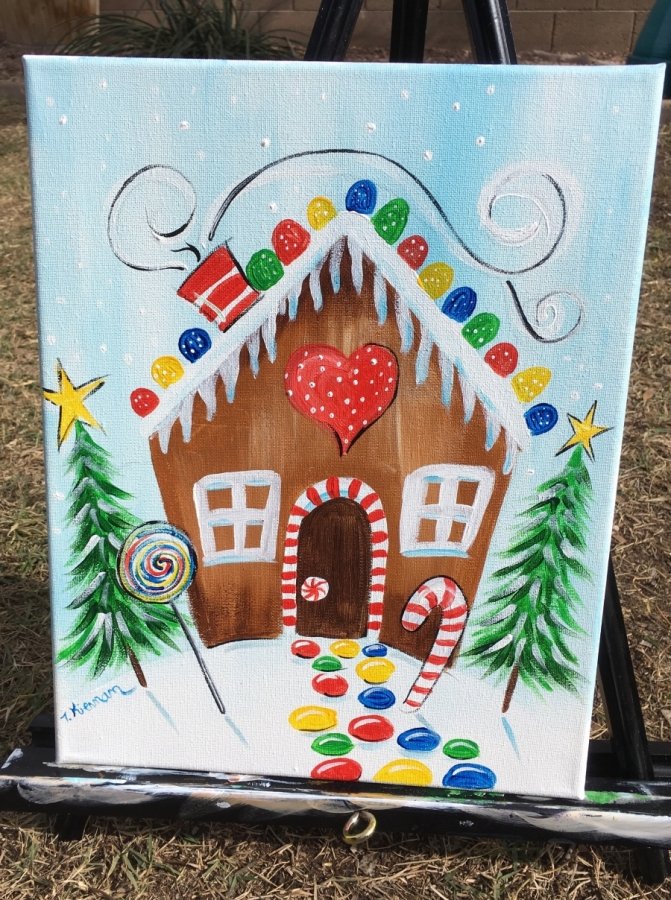 Gingerbread House to Paint: A Fun and Creative Activity for You and Me