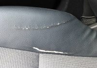 How to Repair a Small Tear in Leather Car Seat