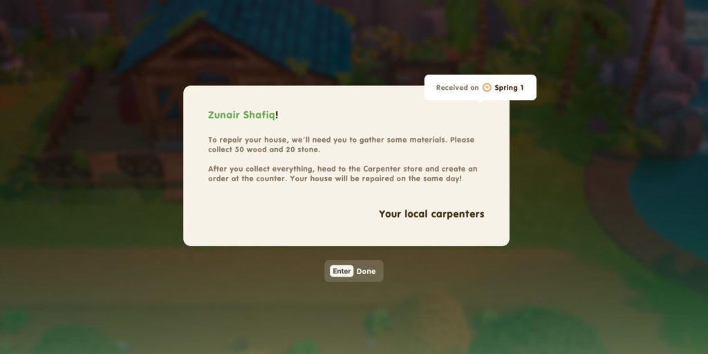 Content image for how do i repair my house in coral island
